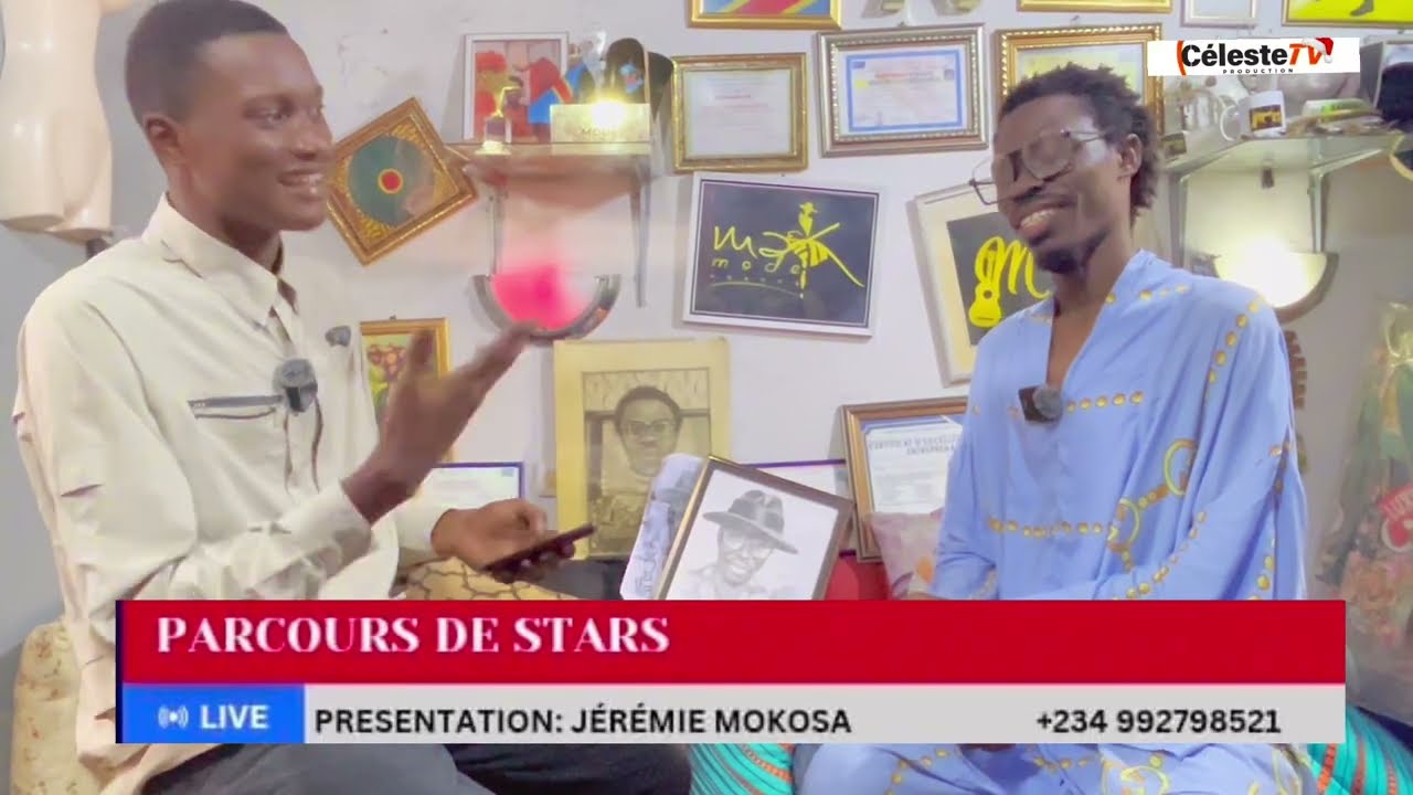 🛑| L'EMISSION PARCOURS DE STARS, RENCONTRE AVEC LE STYLISTE CONGOLAIS MONSIEUR EMMANUEL MAKAKA.