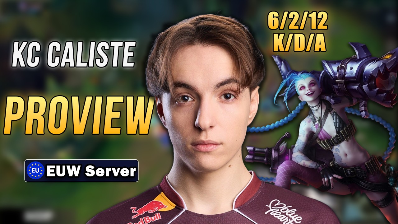 KC Caliste Stream Jinx POV | EUW Challenger Solo Queue ADC Proview