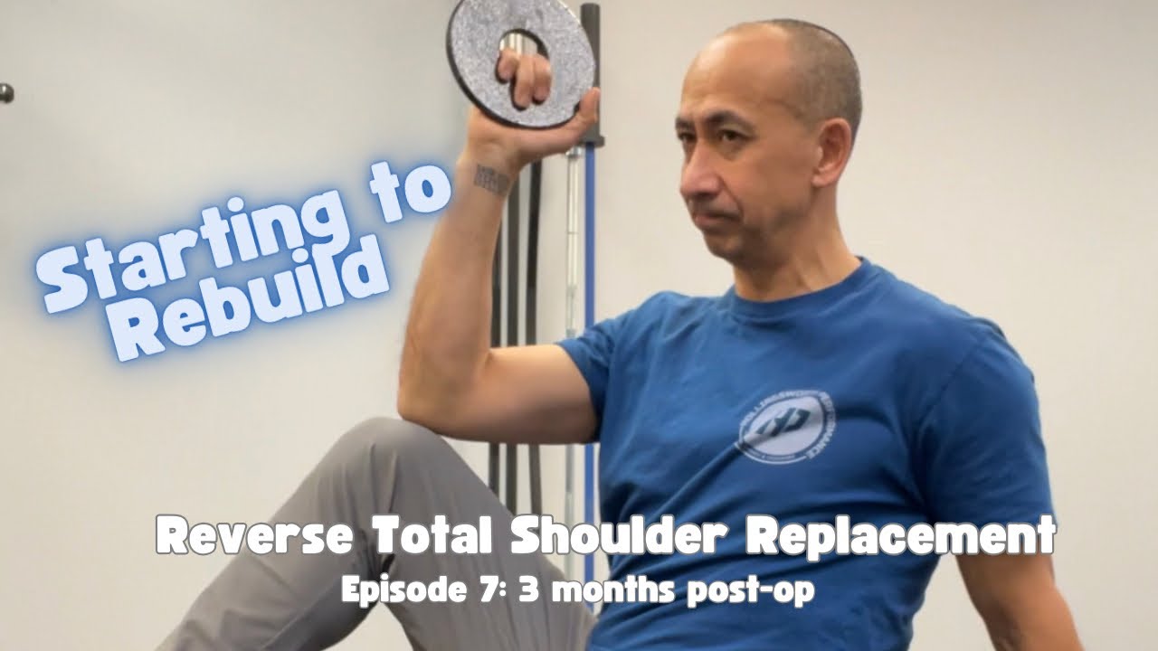 Reverse Total Shoulder Replacement: 3 months post-op