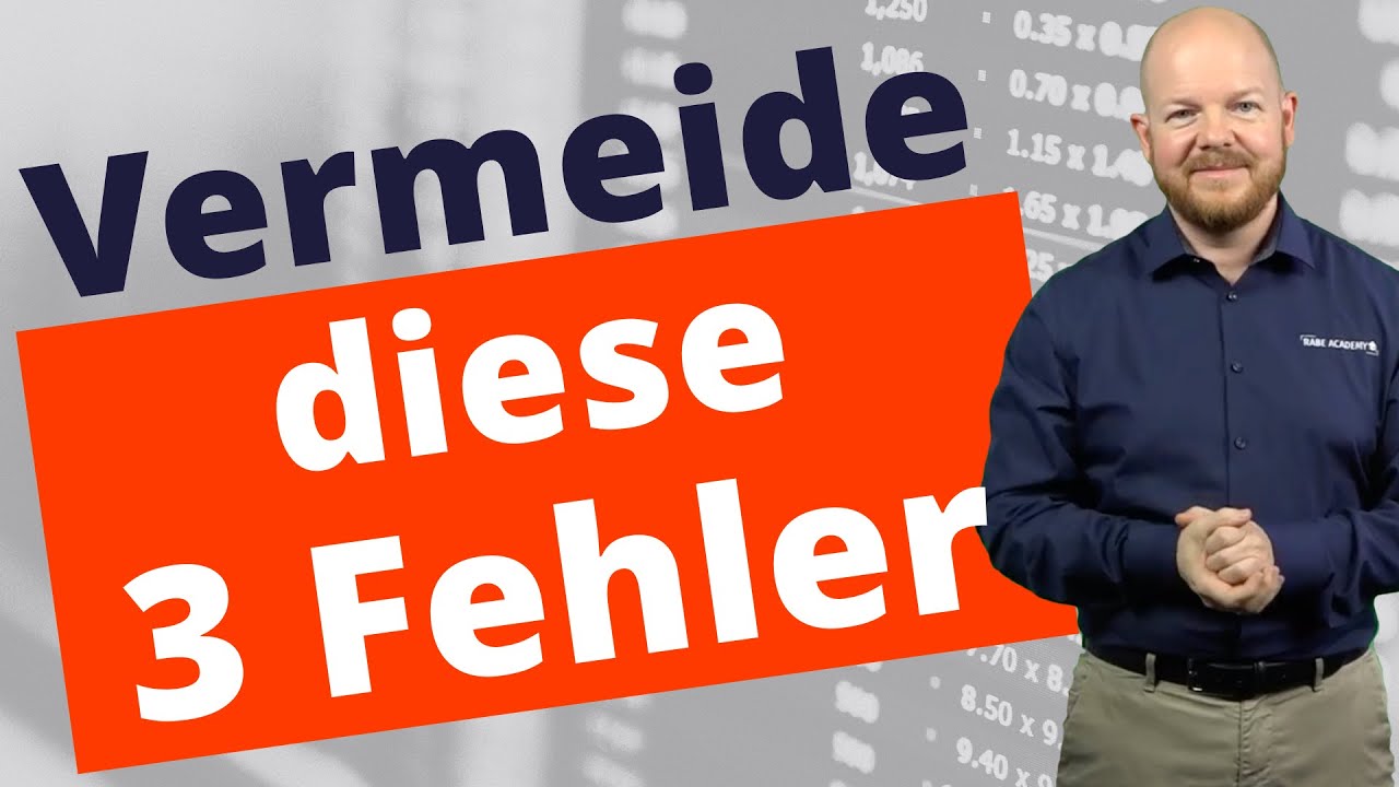 Diese 3 Fehler musst du beim Optionshandel vermeiden | Optionsstrategien