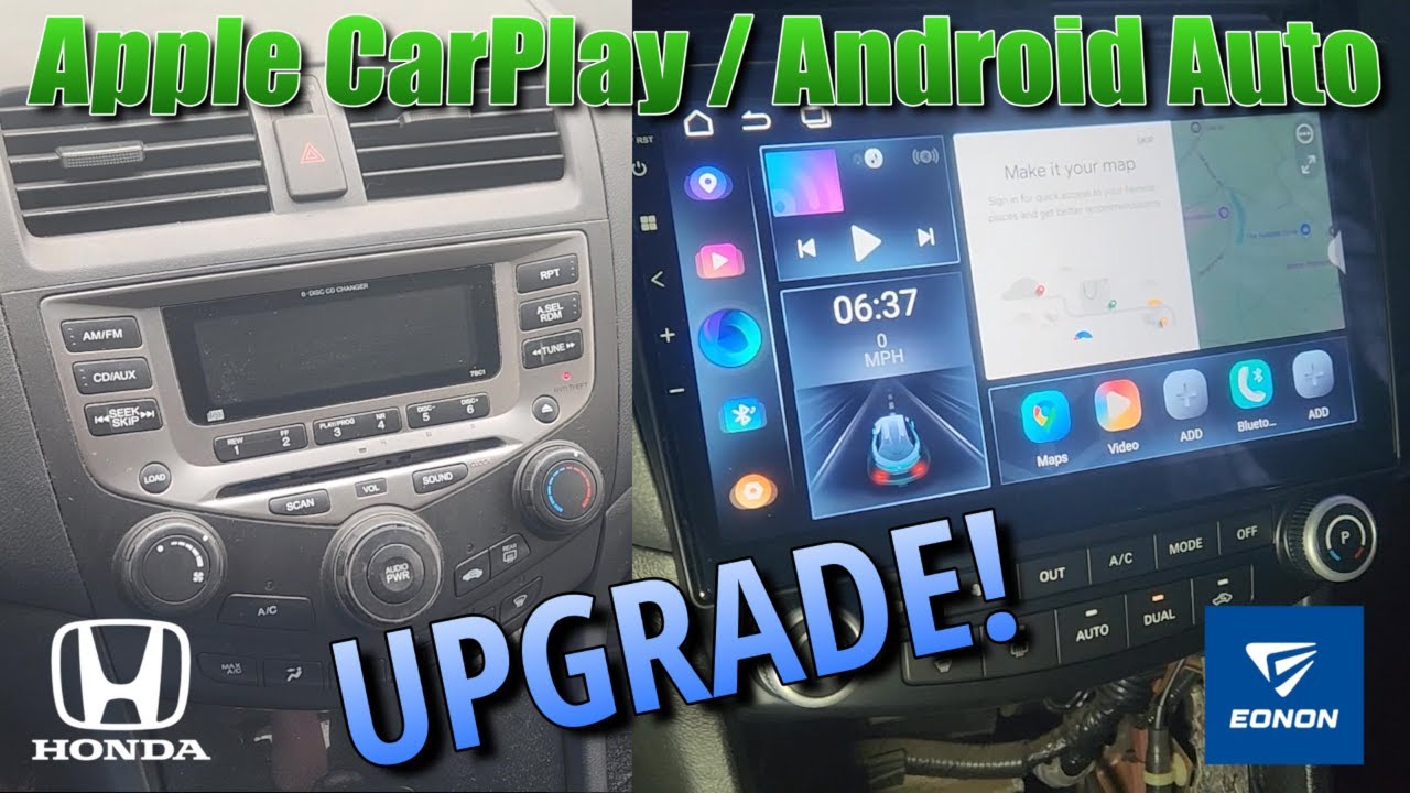 Installing the Eonon HAC1X6 radio (Wireless CarPlay & Android Auto) in a 2006 Honda Accord