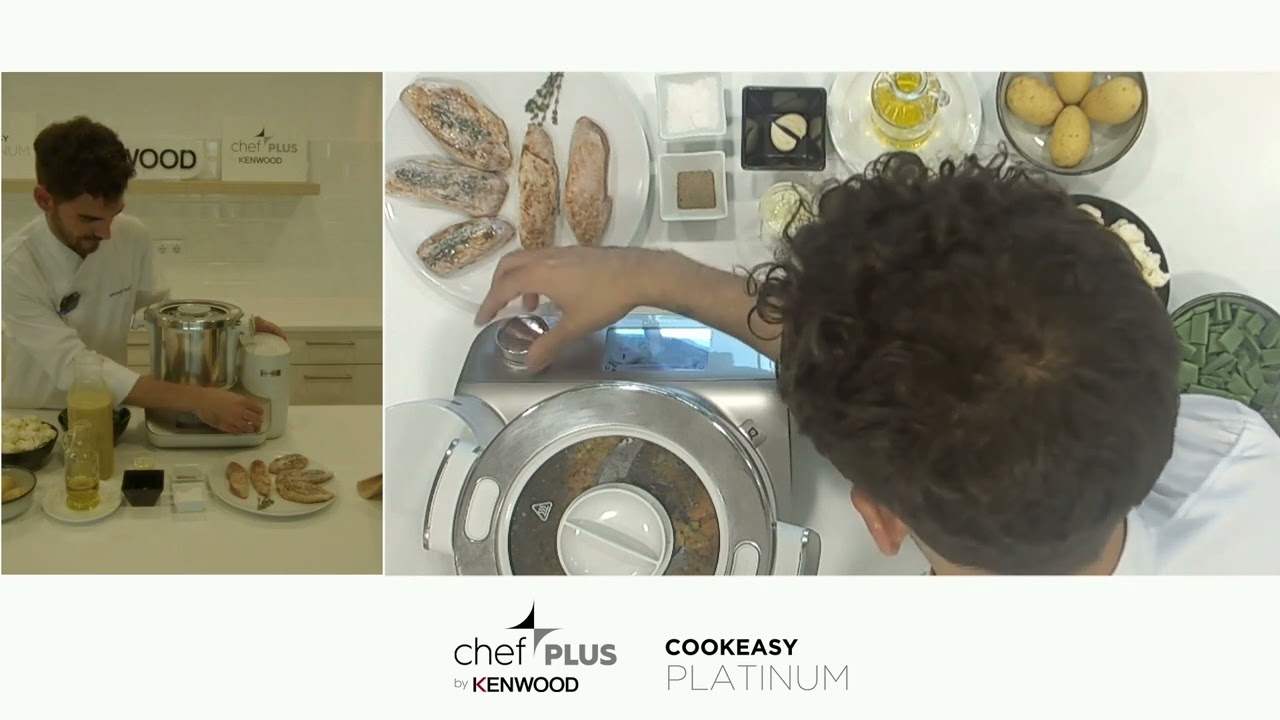 Curso receta septiembre 24 - Sopa de coliflor + Solomillo con judias y salsa de peras