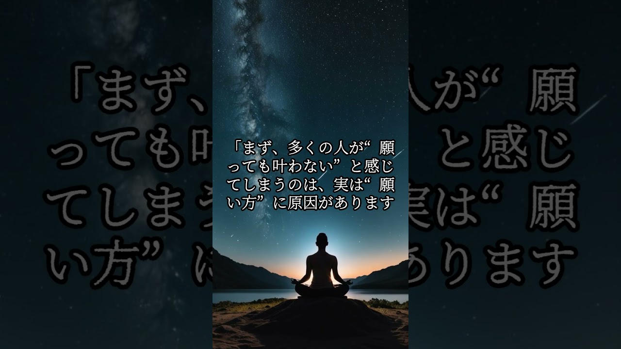 宇宙の源に願うだけで、1分後に臨時収入？願いが叶わない人がやっていないたった1つのこと #shorts  #スピリチュアル