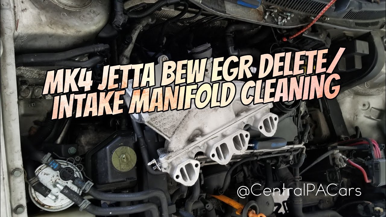 MK4 Jetta BEW EGR Delete/Intake Manifold Cleaning - @CentralPACars