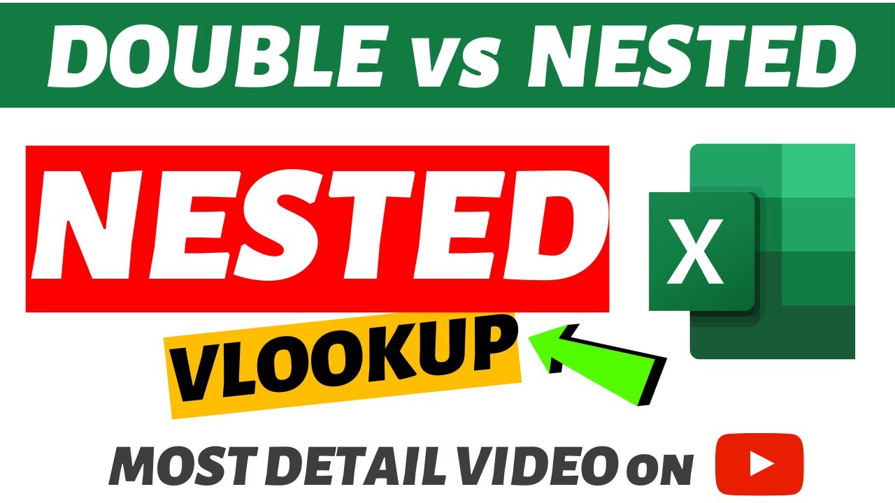 Nested Vlookup in excel | What is Nested Vlookup | Nested vs Double Vlookup in Excel