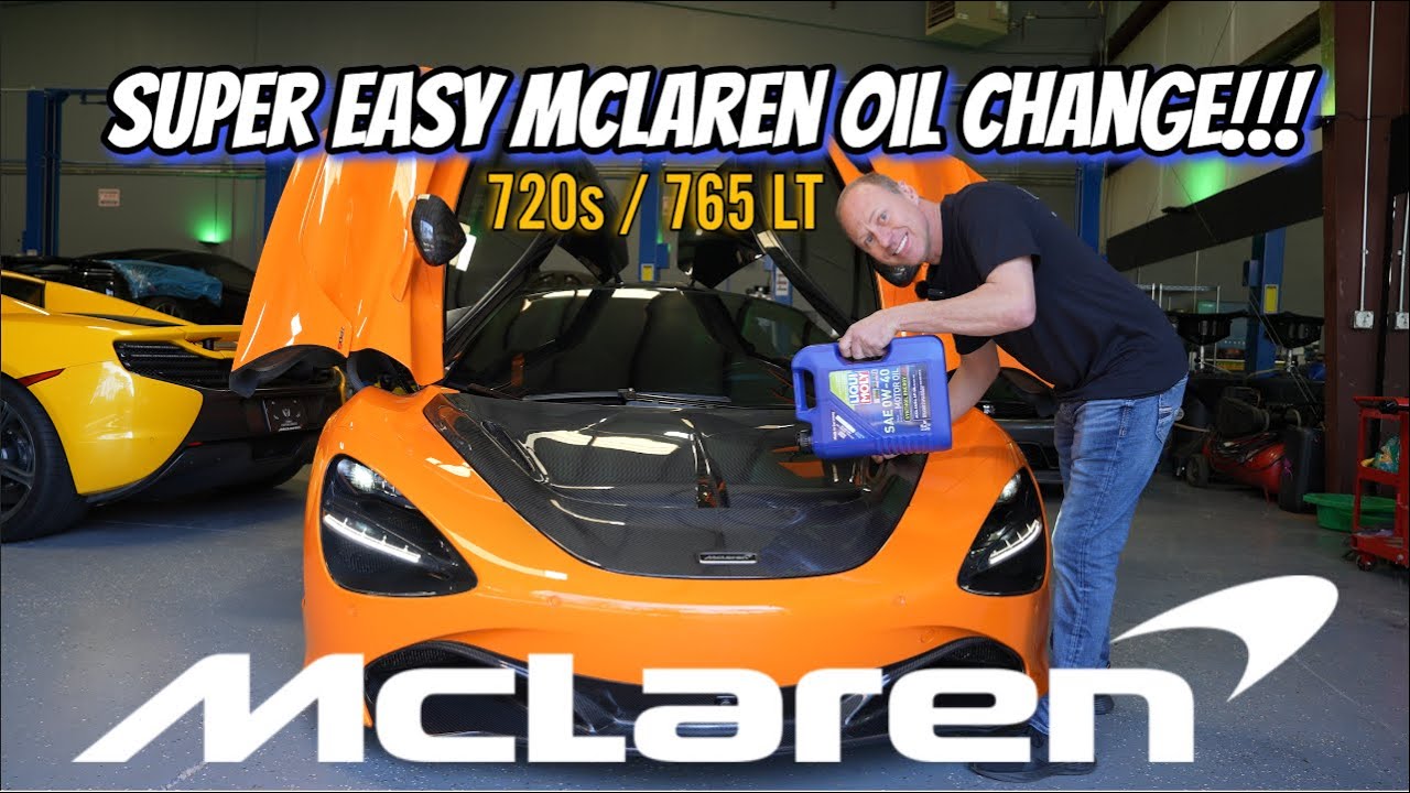 How To Do An Oil Change On Your McLaren 720s / 765LT *STEP BY STEP*