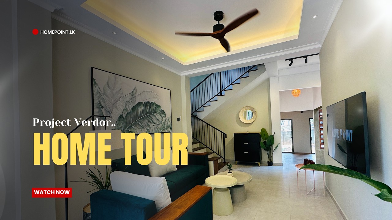Luxury 2 Storey Modern House Design in Sri Lanka | Stunning Courtyard & Balcony | Full Home Tour