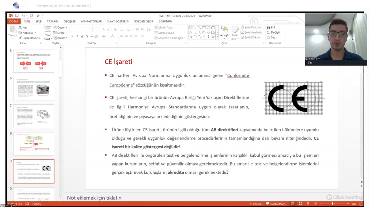 ELEKTROMANYETİK UYUMLULUK M&Uuml;HENDİSLİĞİ WEBINARI
