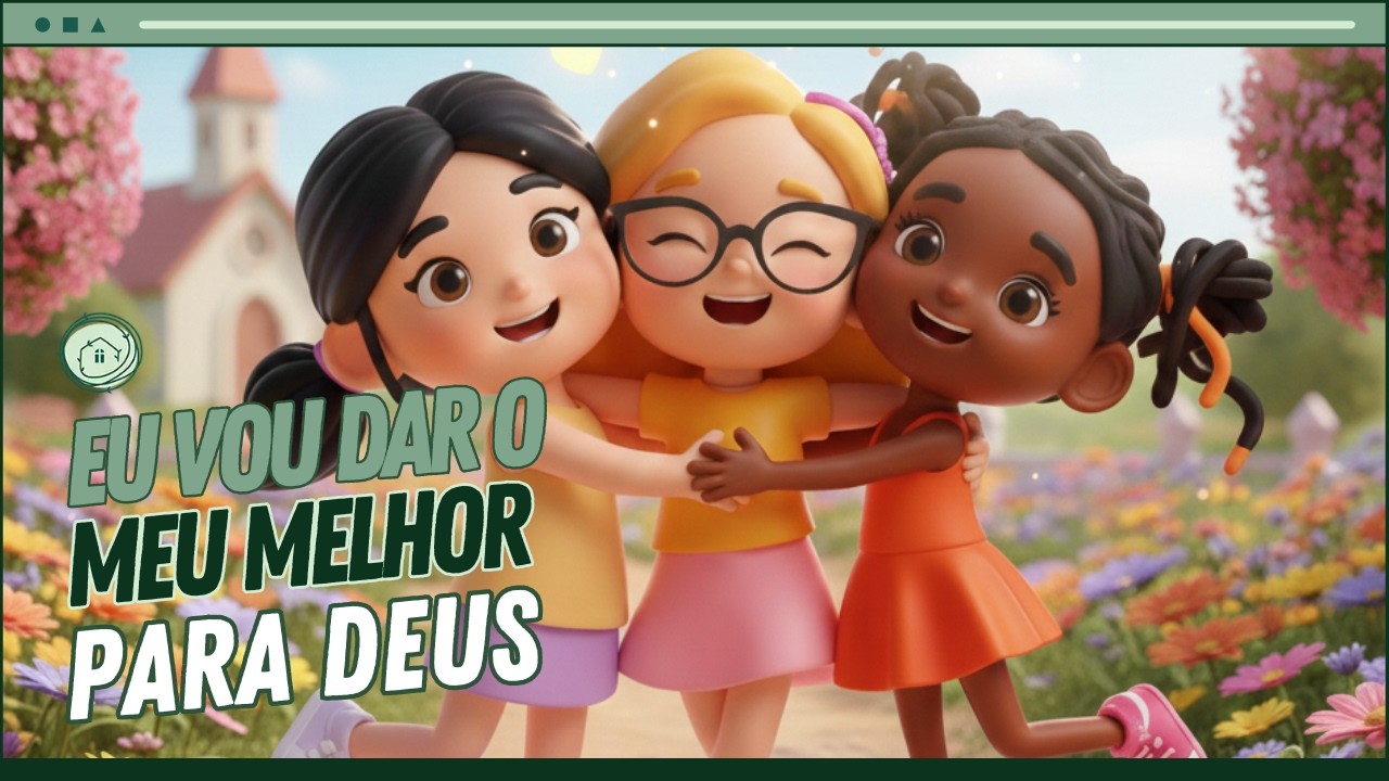 Eu Vou Dar o Meu Melhor para Deus | Clipe Oficial Infantil