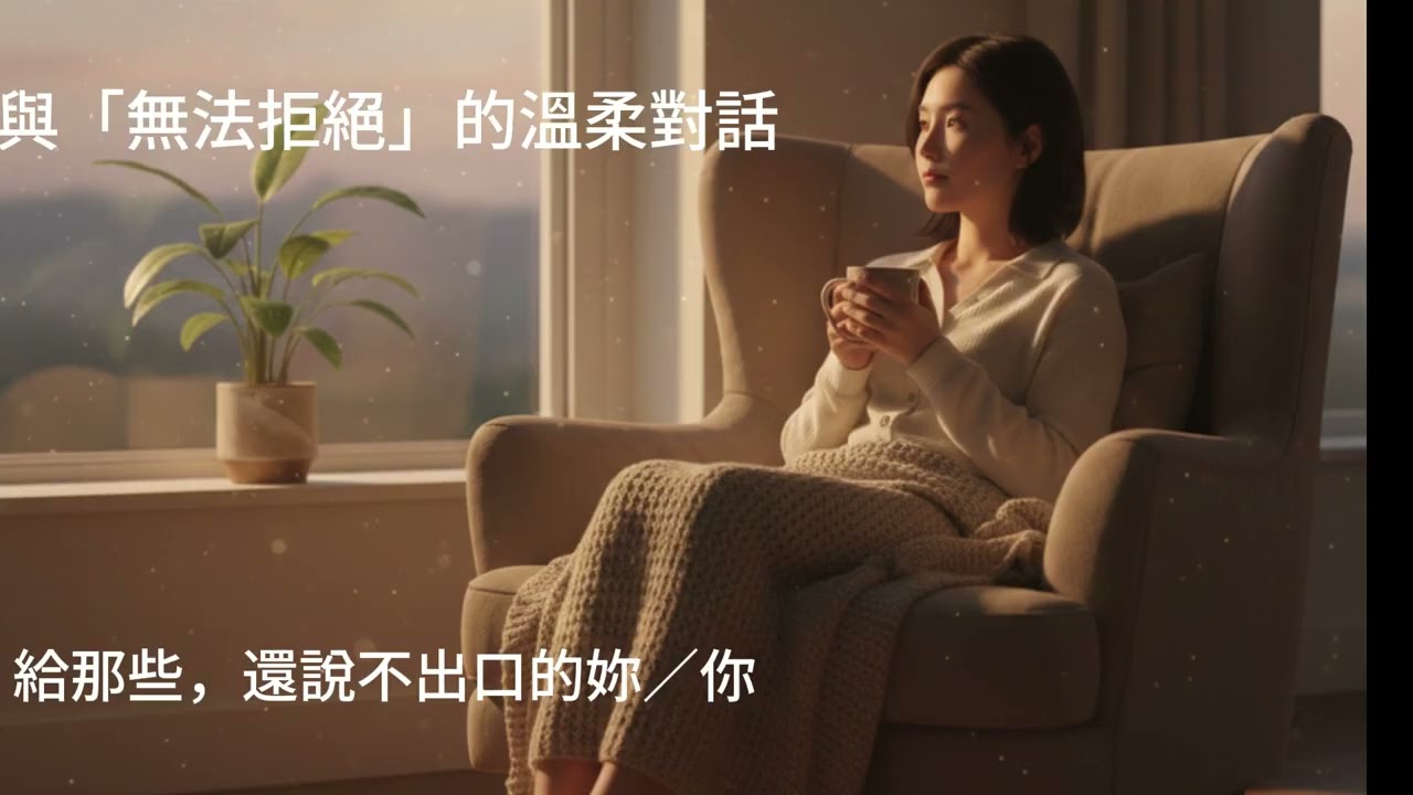 【睡前必聽!】《與「無法拒絕」的溫柔對話》－正念陪伴 × 狀態覺察 × 溫柔放鬆 × 自我慈悲 ×零極限練習 ×安穩入睡引導