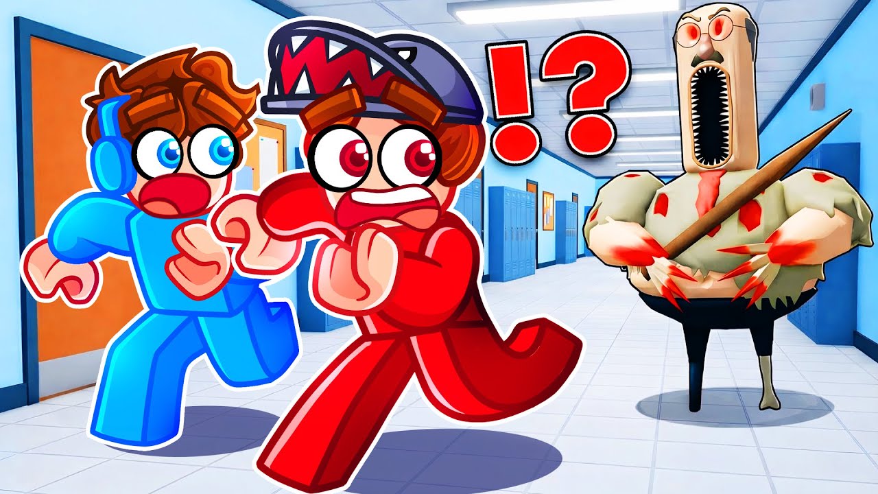 VELKÝ ŠKOLNÍ ÚTĚK před ZLÝM UČITELEM!😱😨