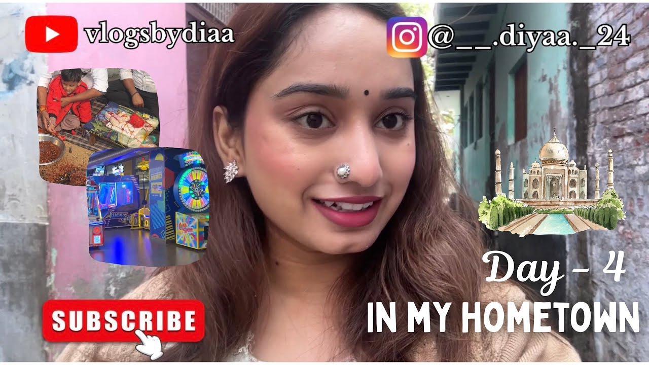 DAY - 4 IN AGRA ✨ | ARCADE DAY | GHAR POOJA 