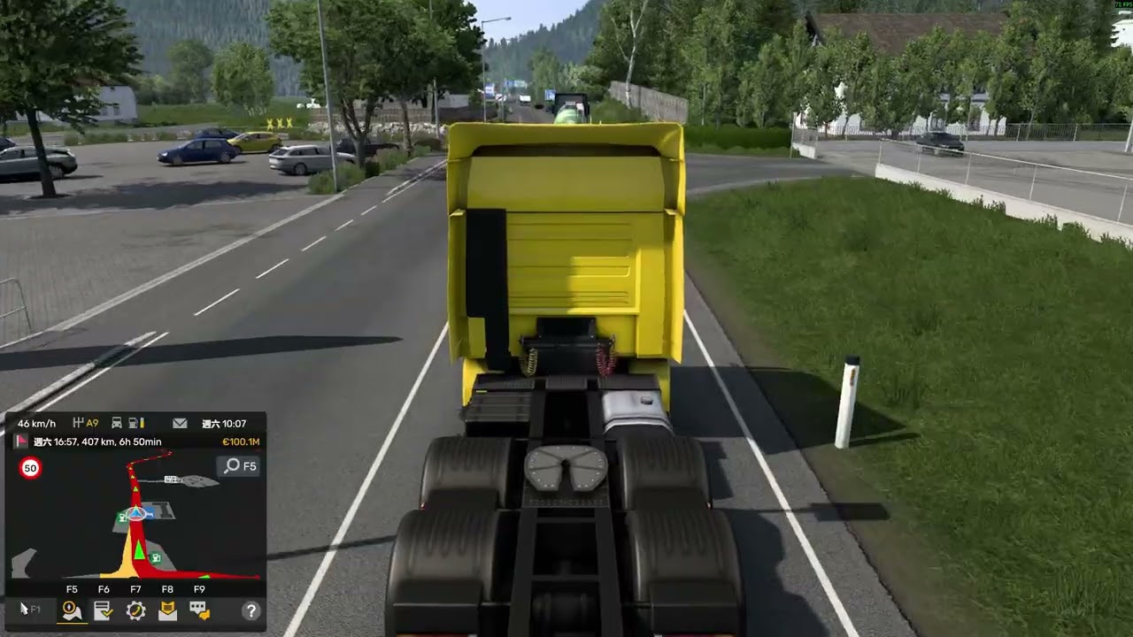 Euro Truck Simulator 2 山路