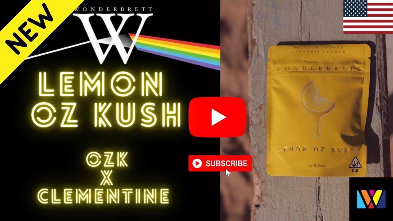 Lemon Oz Kush 🍋 from Wonderbrett 🌈. - OZ Kush x Clementine - Amazing Daytime strain 🌈🔥🤩