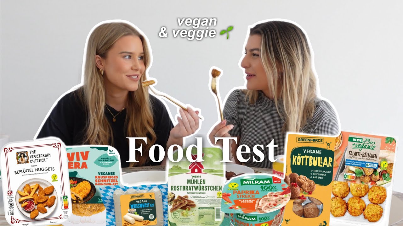 Mukbang mit VEGANEN Produkten ft. Hannah 🌱