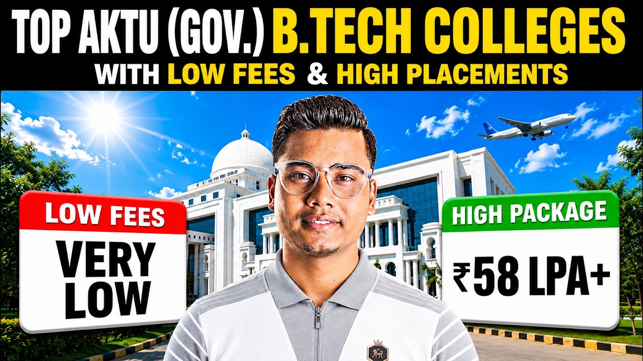 Top Private Gov. AKTU Engineering Colleges 🔥 Low Fees + High Placements in 2026