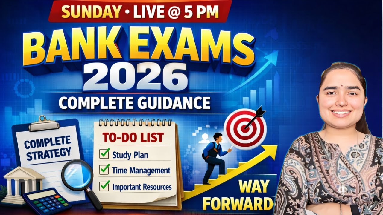 Bank Exam 2026 Detailed Guidance by Shivani Keswani Join Live at 5 PM