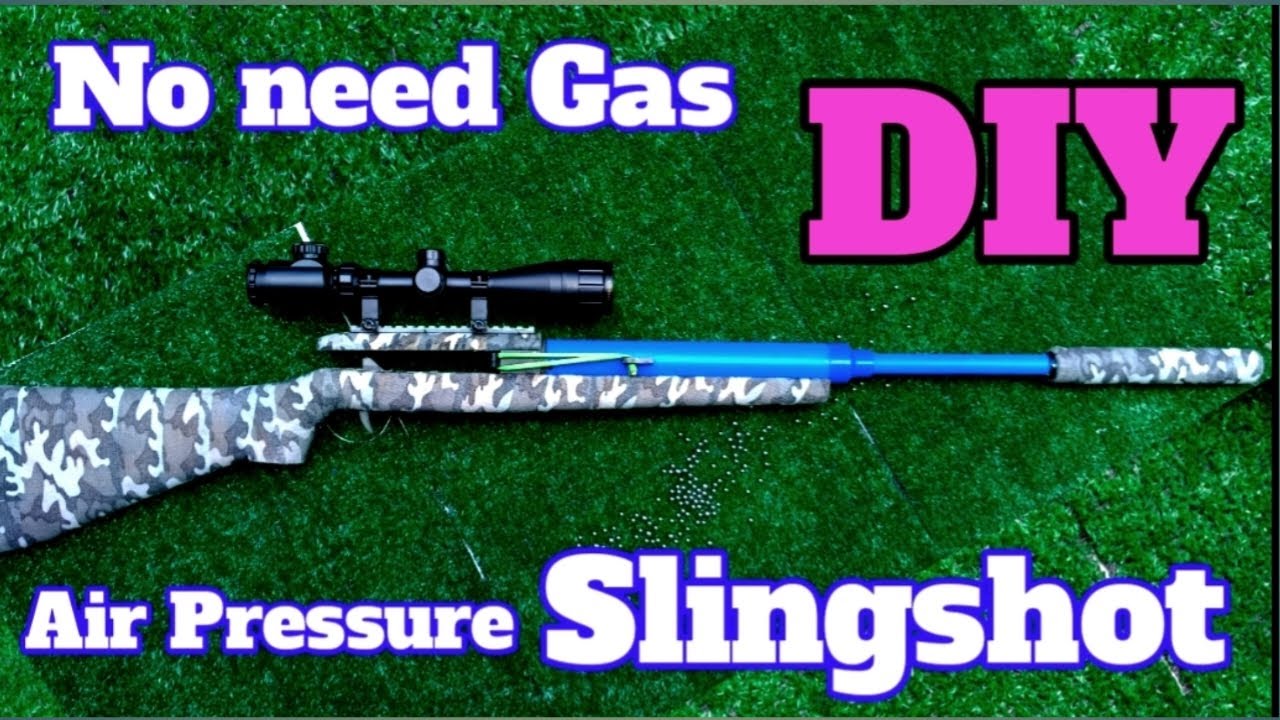 DIY air pressure slingshot