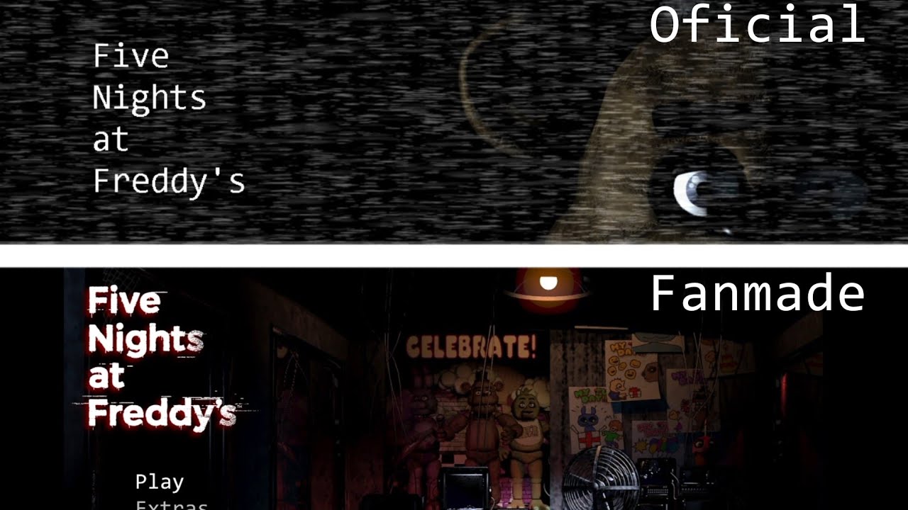 I've remade the FNaF 1 menu 