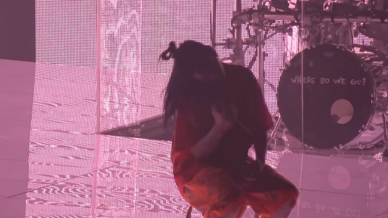 Billie eilish has tic attack during &ldquo;when the party&rsquo;s over&rdquo;