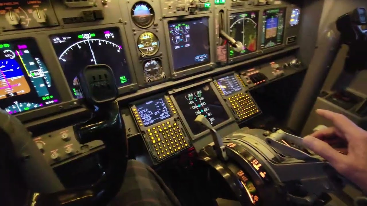 Sherick 737 Sim 4K Display -- Test Flight