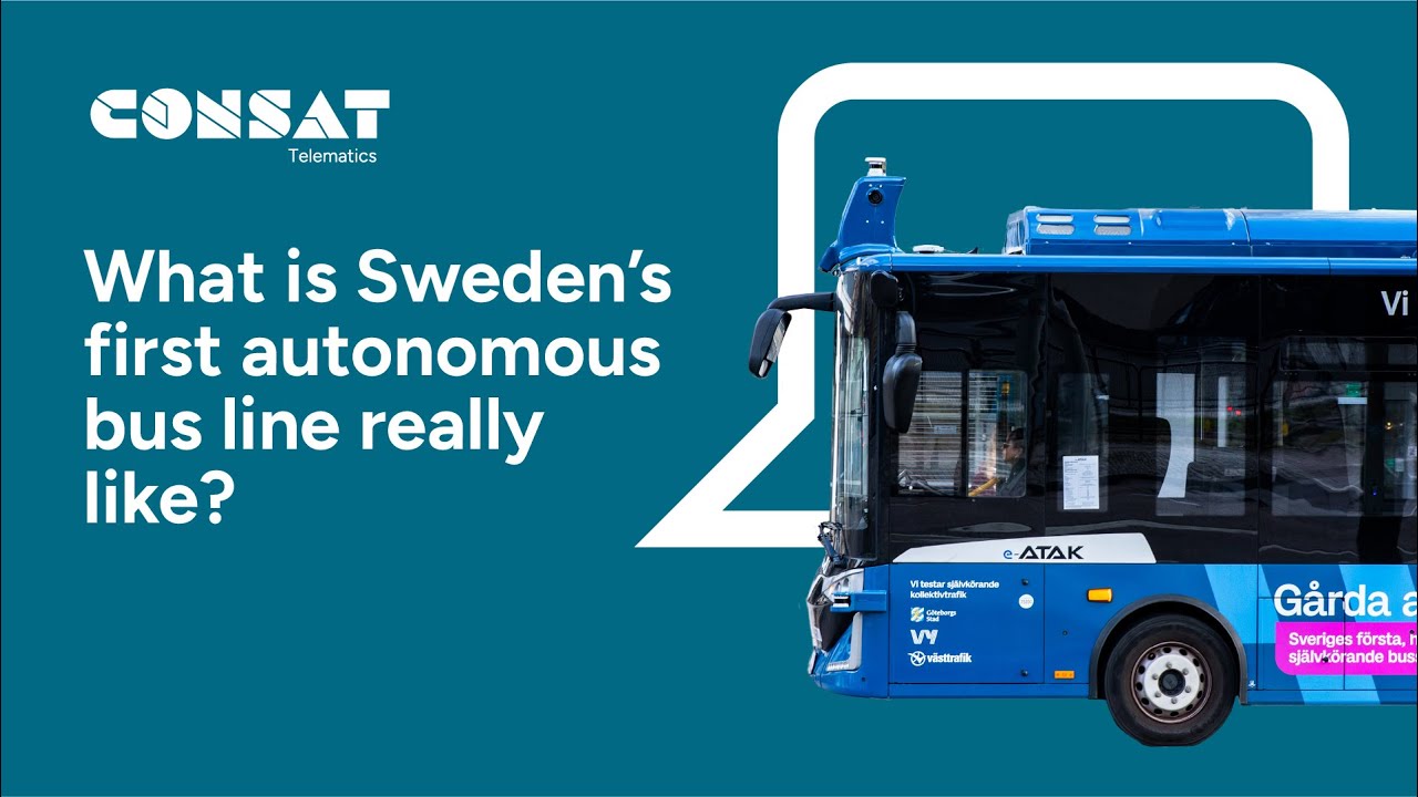 What is Sweden’s first autonomous bus line really like?