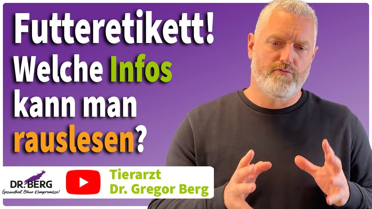 Futteretikett! 🐾 Welche Infos kann man rauslesen? I Tierarzt Dr. Gregor Berg