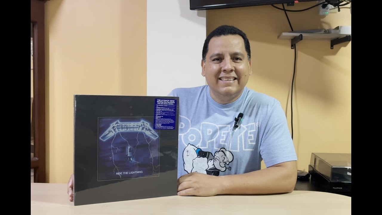 Unboxing Metallica Ride The Lightning Super Deluxe Box Set - Creeping Death Picture Disc