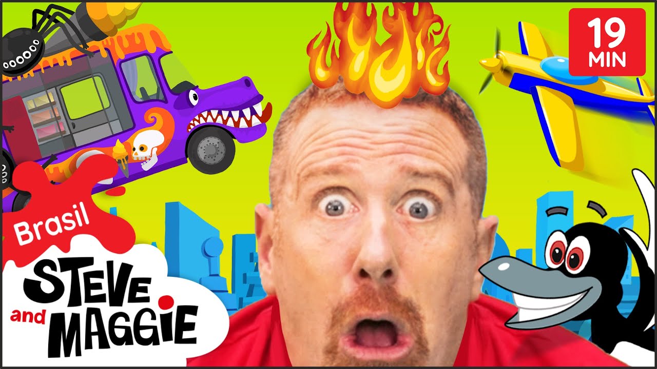 Cidade de Brinquedo | Robô danadinho e Mais para Crianças com Steve and Maggie Brasil