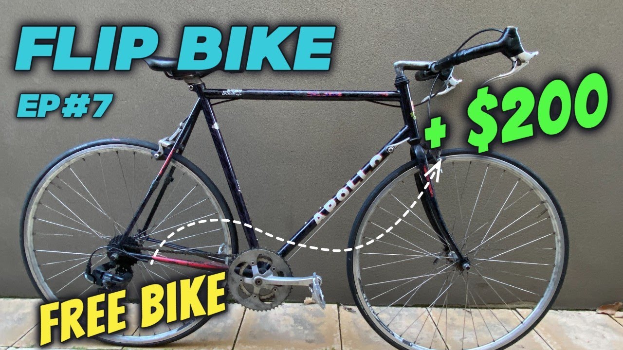 Flipping Bikes#7 - I Found A Free Bike, Fixed It and Flipped It For Profit (Full Fix & Flip)