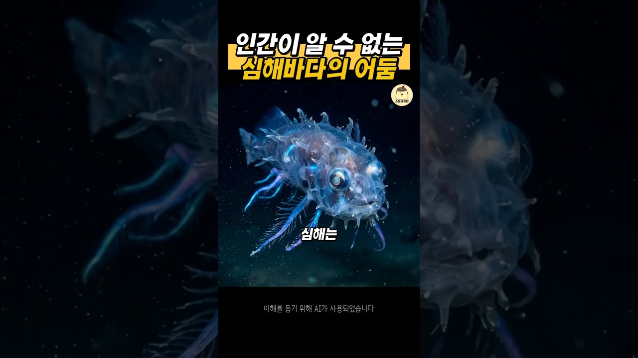 인간이 알 수 없는 심해바다의 어둠