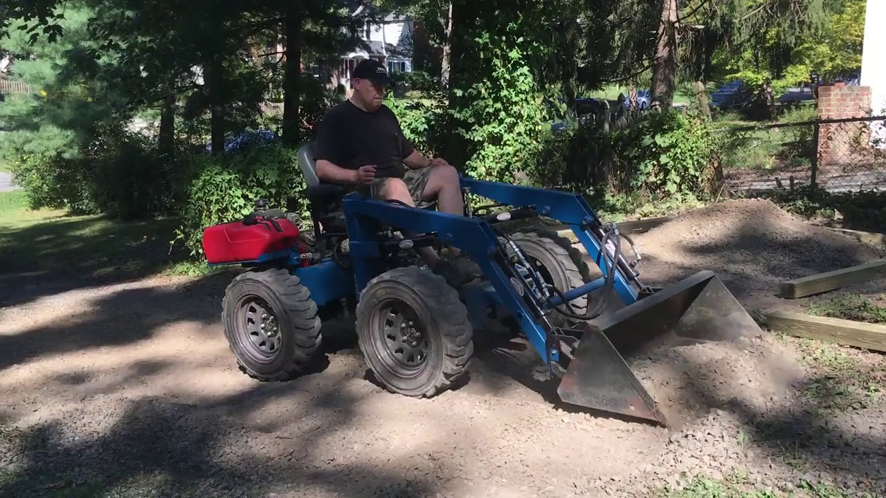 Cadtrac Homemade Articulating Loader Tractor 3