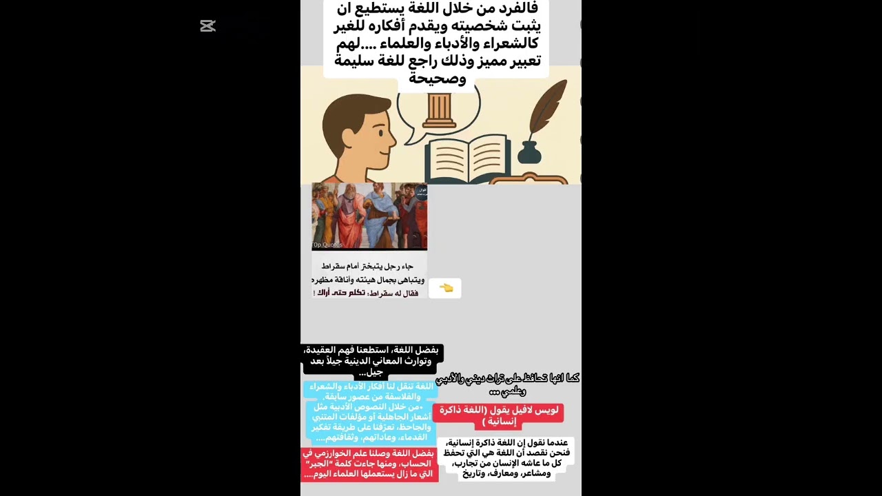 مقالة العلاقة بين اللغة والفكر (الموقف الاول ) علاقة اتصال بينهما + نقد موقف الاول .