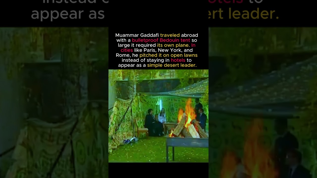 Gaddafi&rsquo;s Giant Tent That Traveled the World #shorts