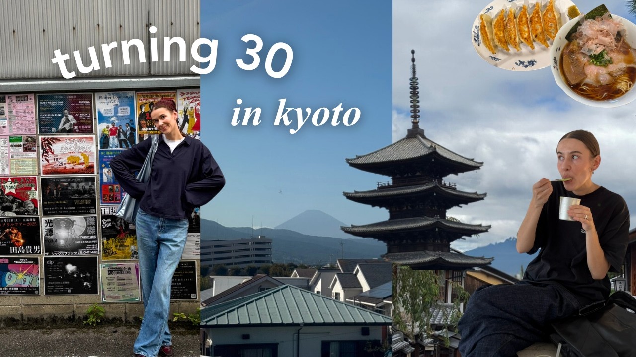 3 days in Kyoto 🇯🇵 | celebrating my 30th birthday with good food, matcha sightseeing & shopping