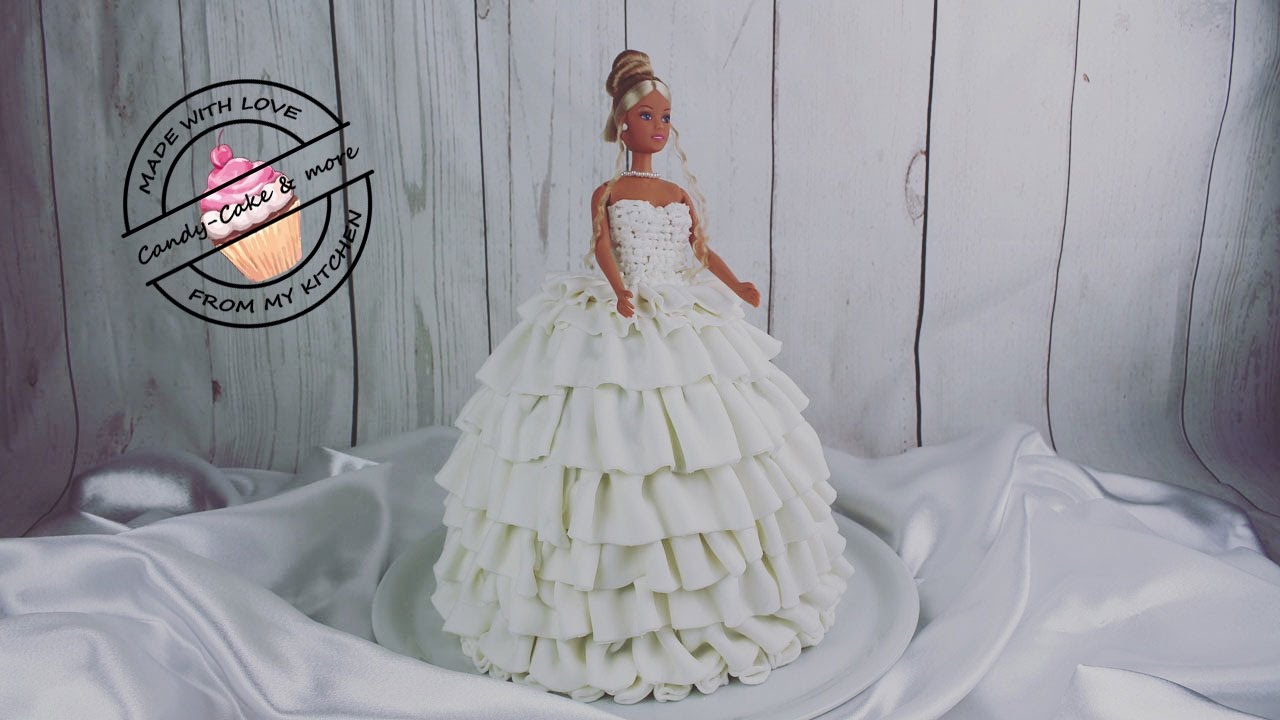 Barbie Torte I Princess Cake I Barbie Doll Cake I Barbie Cake I Tutorial I Fondant Cake I Motivtorte