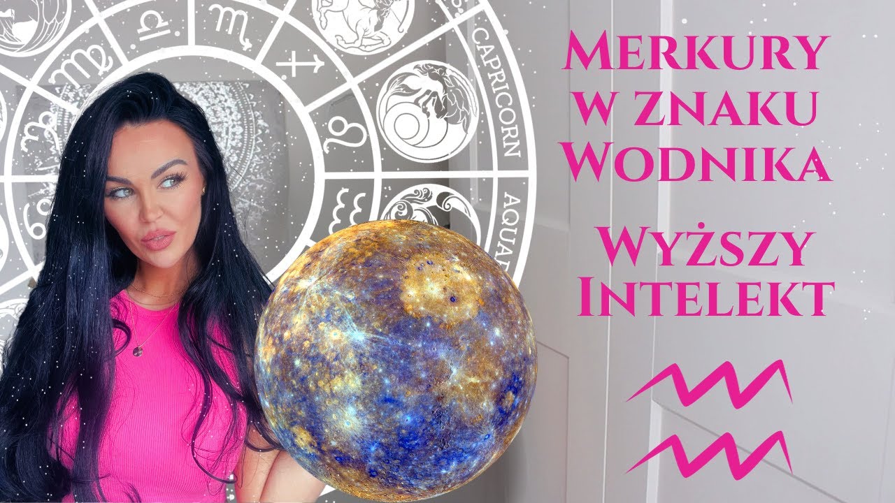 Merkury w Wodniku ♒🗣Wyższy intelekt #znakizodiaku #merkury #wodnik  #astrologia #horoskop #rozwój
