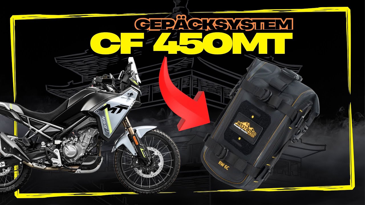 CFMOTO 450MT - Gepäcksystem WESTWIND  ( kann es mit Kriega und SW Motech mithalten )