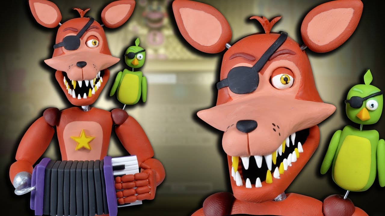 Как сделать ROCKSTAR FOXY ★ FNAF 6 (Freddy Fazbear's Pizzeria Simulator) ➤ Руководство ✔ Полимерн...