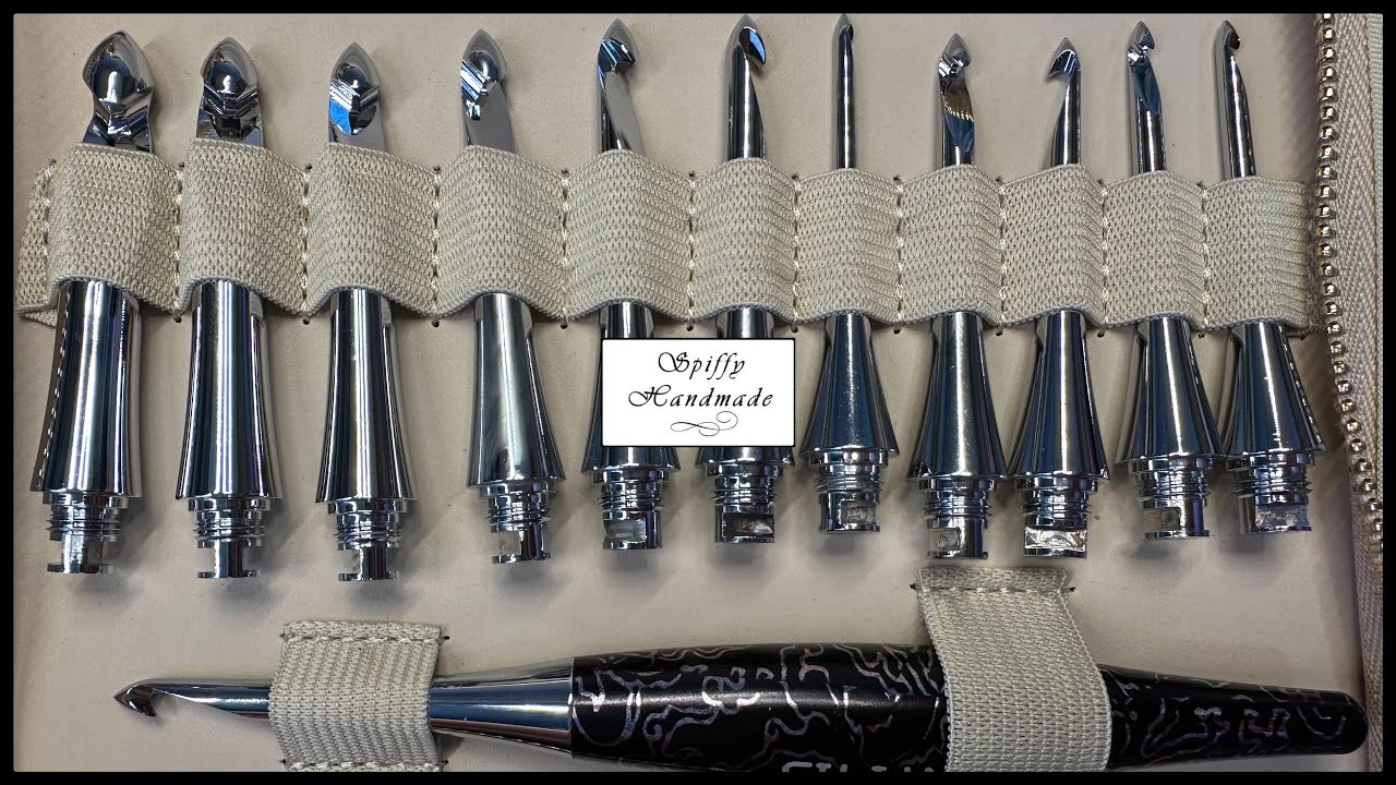 Metal Interchangeable Crochet Hook Set 12 Sizes!