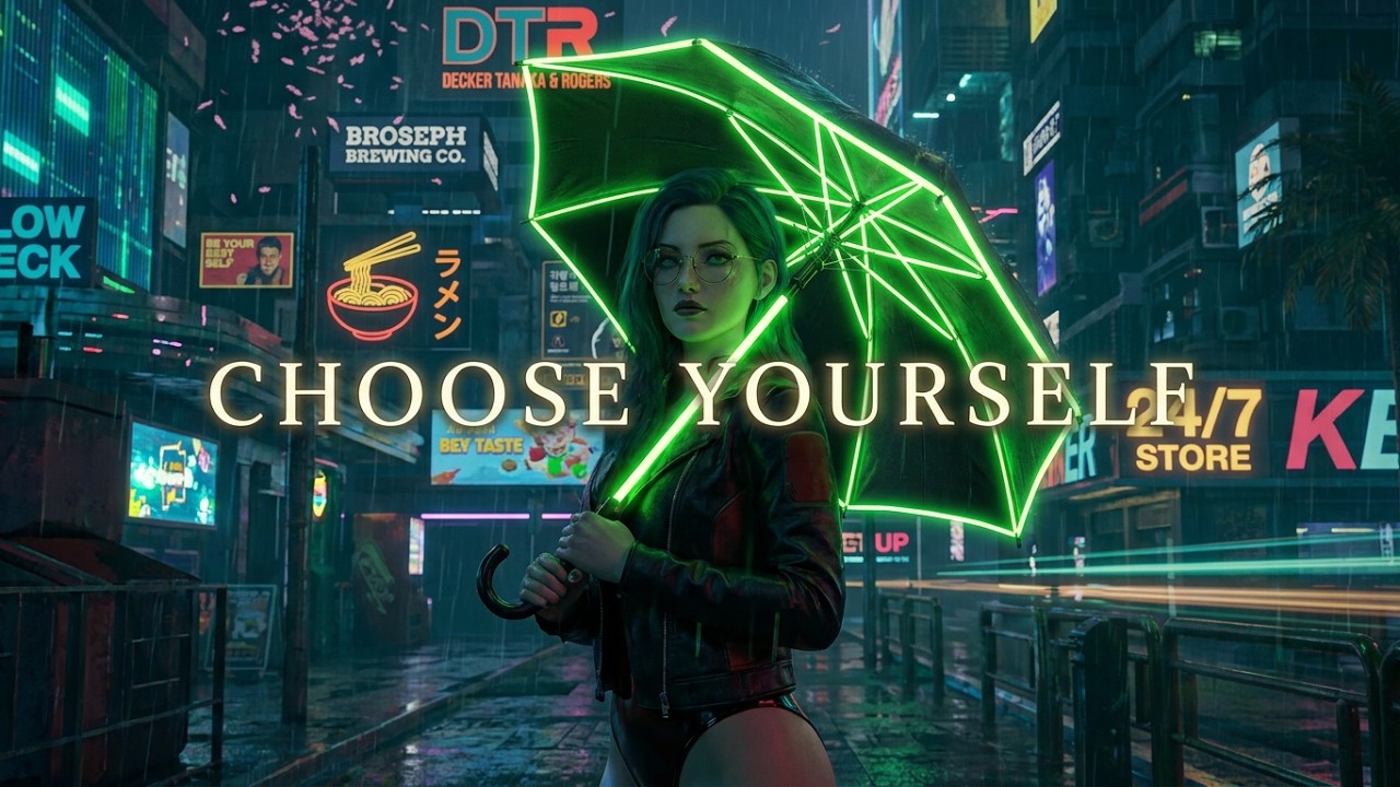 She Chose Herself 🌧️ | A Night City Reflection