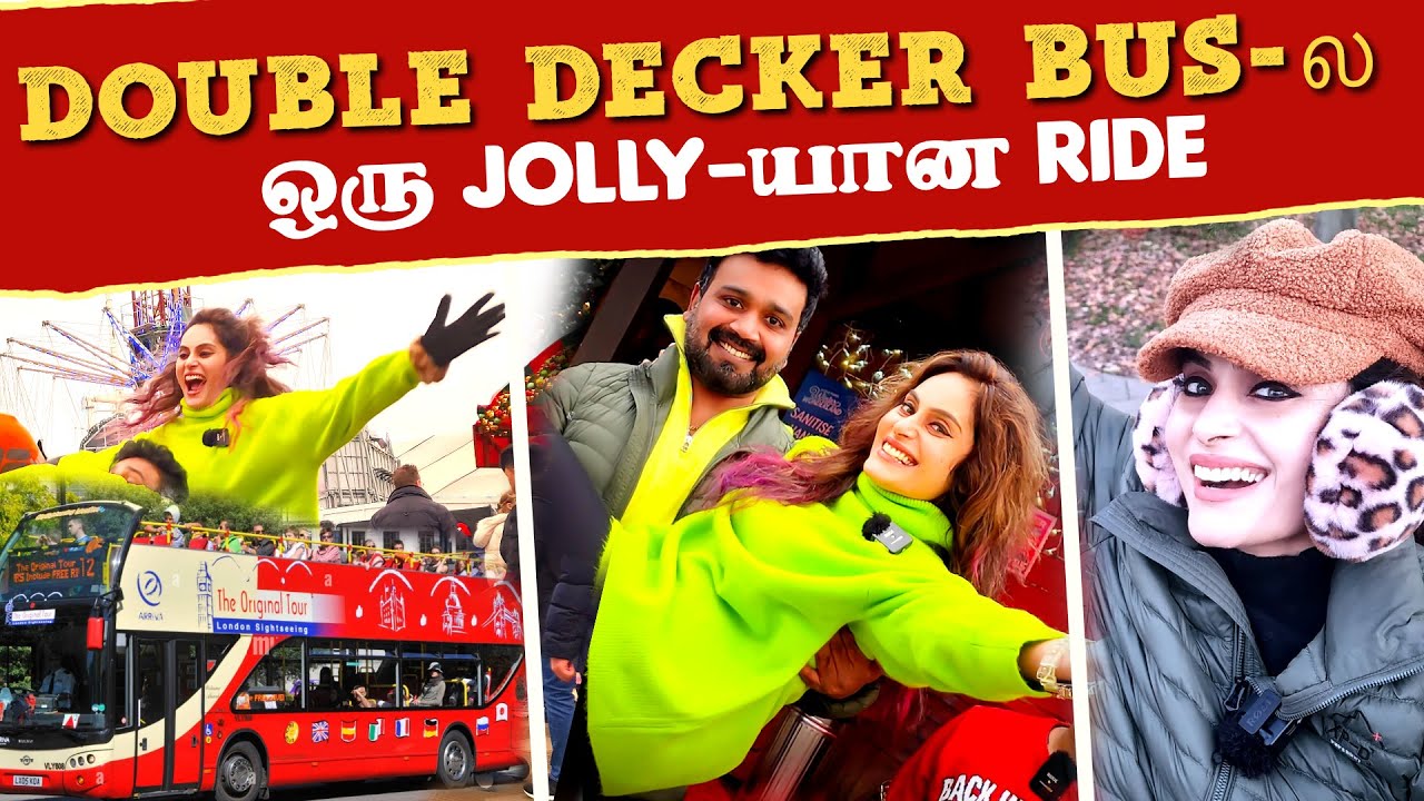 Visiting Winter Wonderland For the FirstTime 🤩|DoubleDecker Bus-ல ஒரு Ride போனோம் 🚌| Shruthika Arjun