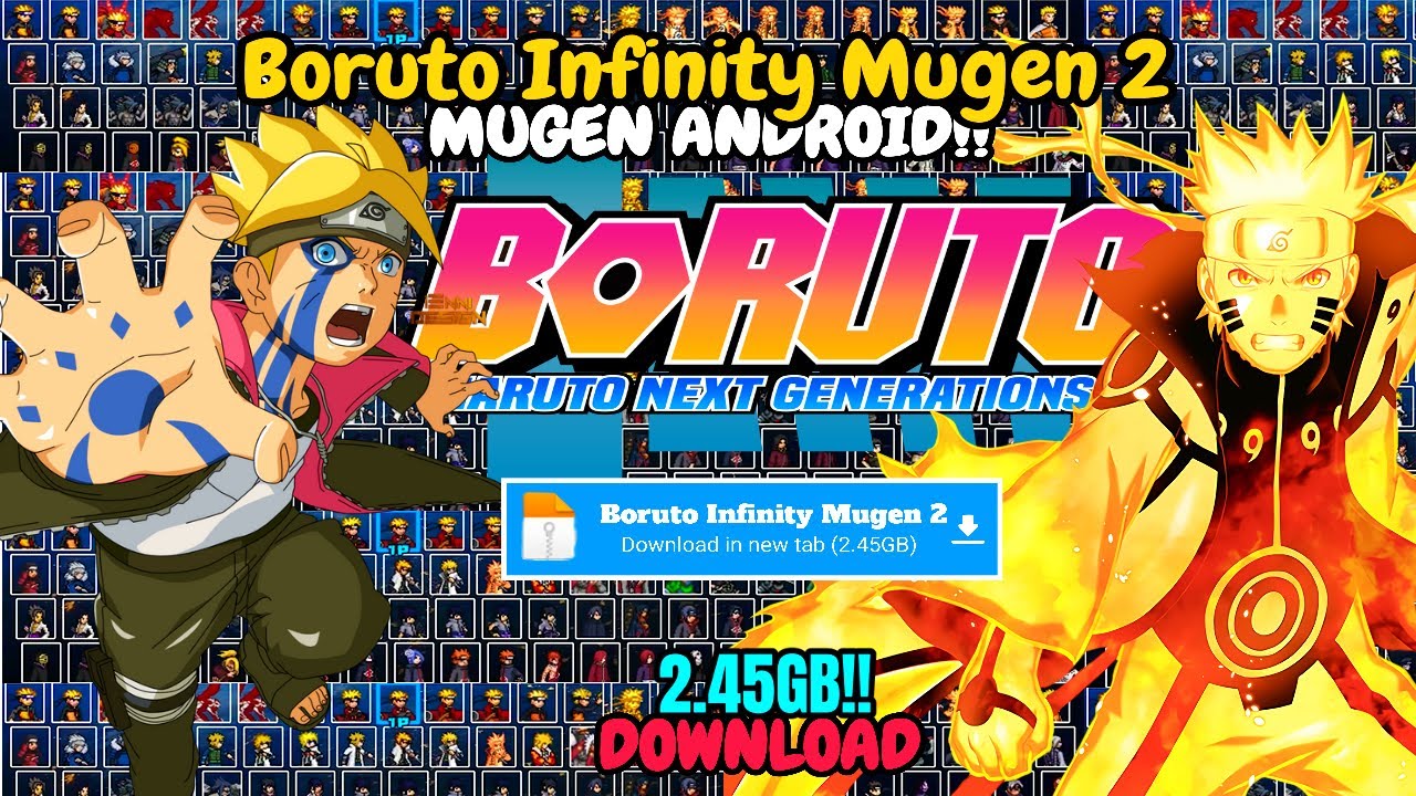 Boruto Infinity Mugen 2 Full Characters Game Offline