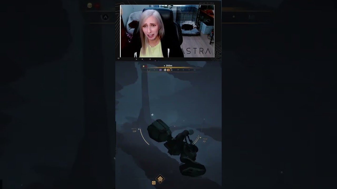 astra goes flying and falls through the map | #astraorbits on #Twitch