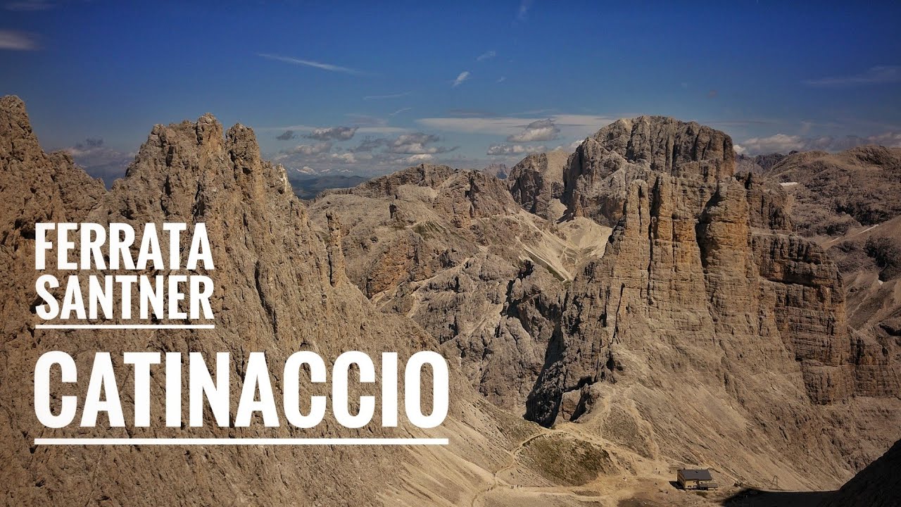 FERRATA SANTNER - TORRI DEL VAJOLET - DOLOMITI GRUPPO DEL CATINACCIO -