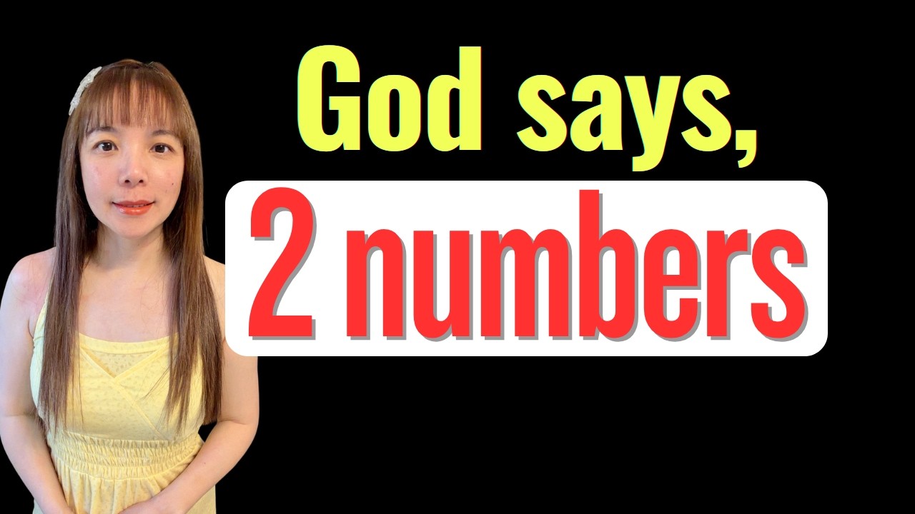 God asks me to give you 2 NUMBERS!  #propheticword #wordofgod #numbers