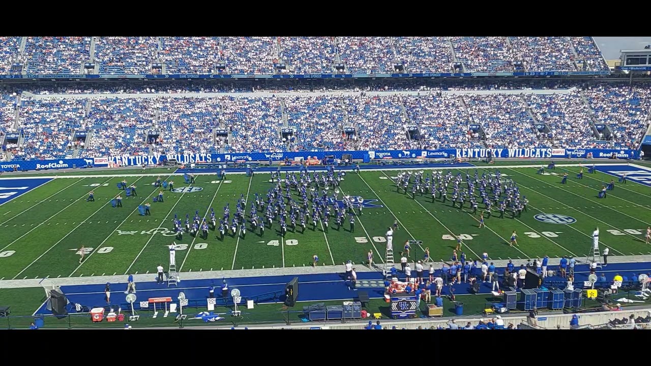 WMB Halftime Metallica Show - Field View vs Florida Sept 30, 2023