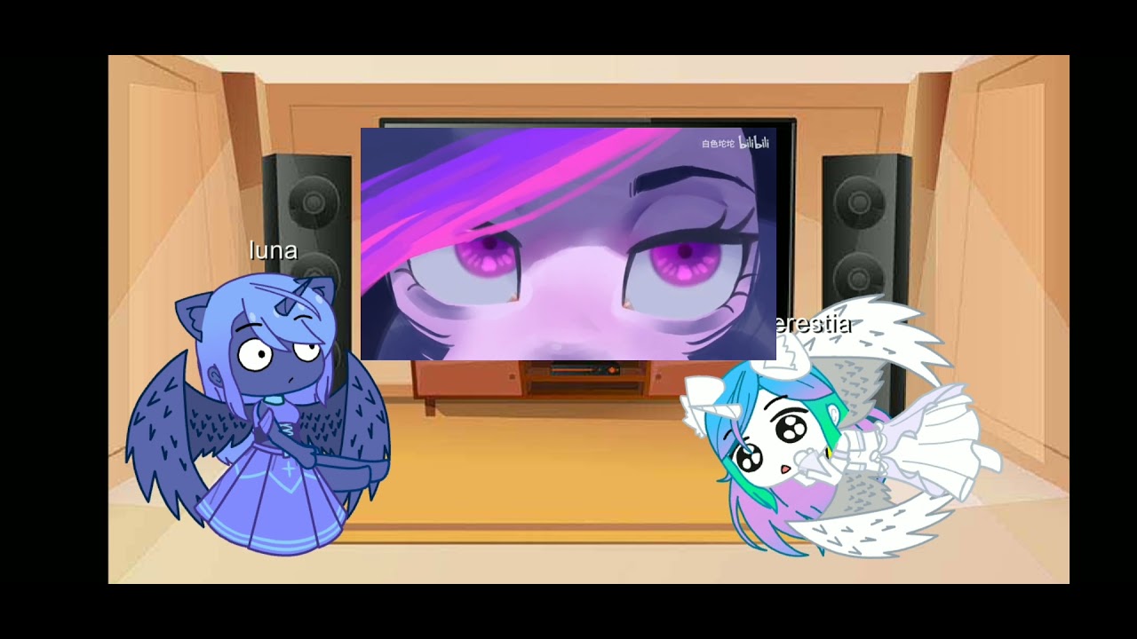 prinsses celestia and luna react to mlp meme