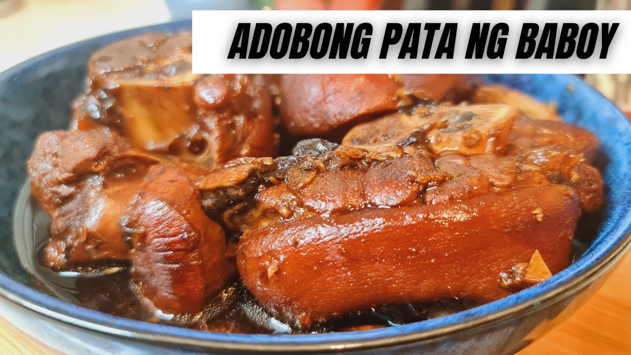 Ang Sarap Ng Adobong Pata Ng Baboy | How To Cook Adobo/ Paksiw Na Pata