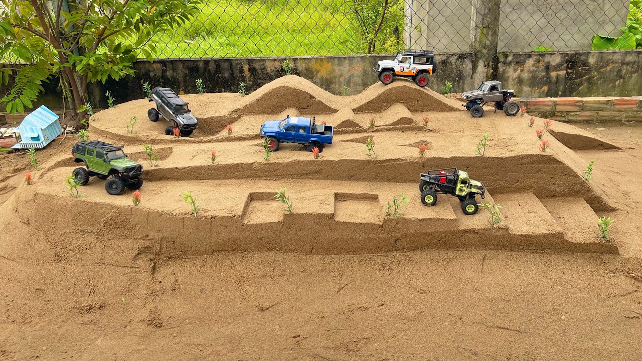 RC Cars Battle Extreme Obstacles | Off-Road Challenge Track Test,Rc Crawler Jeep Hilux Bronco&hellip;